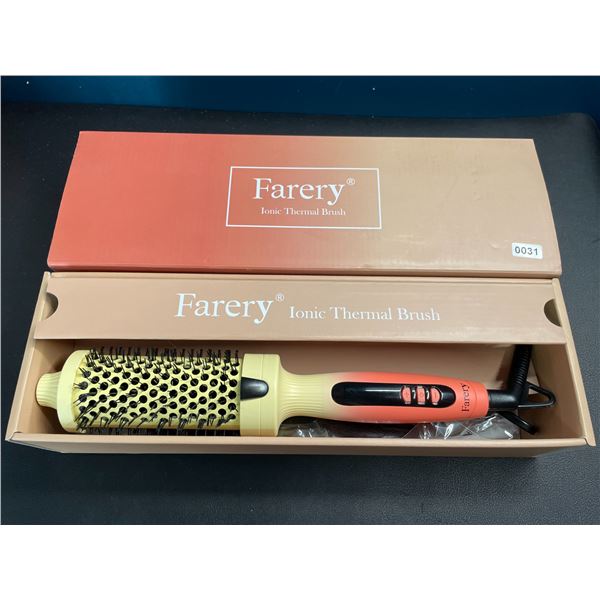 Lot of 1 Farery Ionic Thermal Brush/Hair Styler - 1.77" Barrel