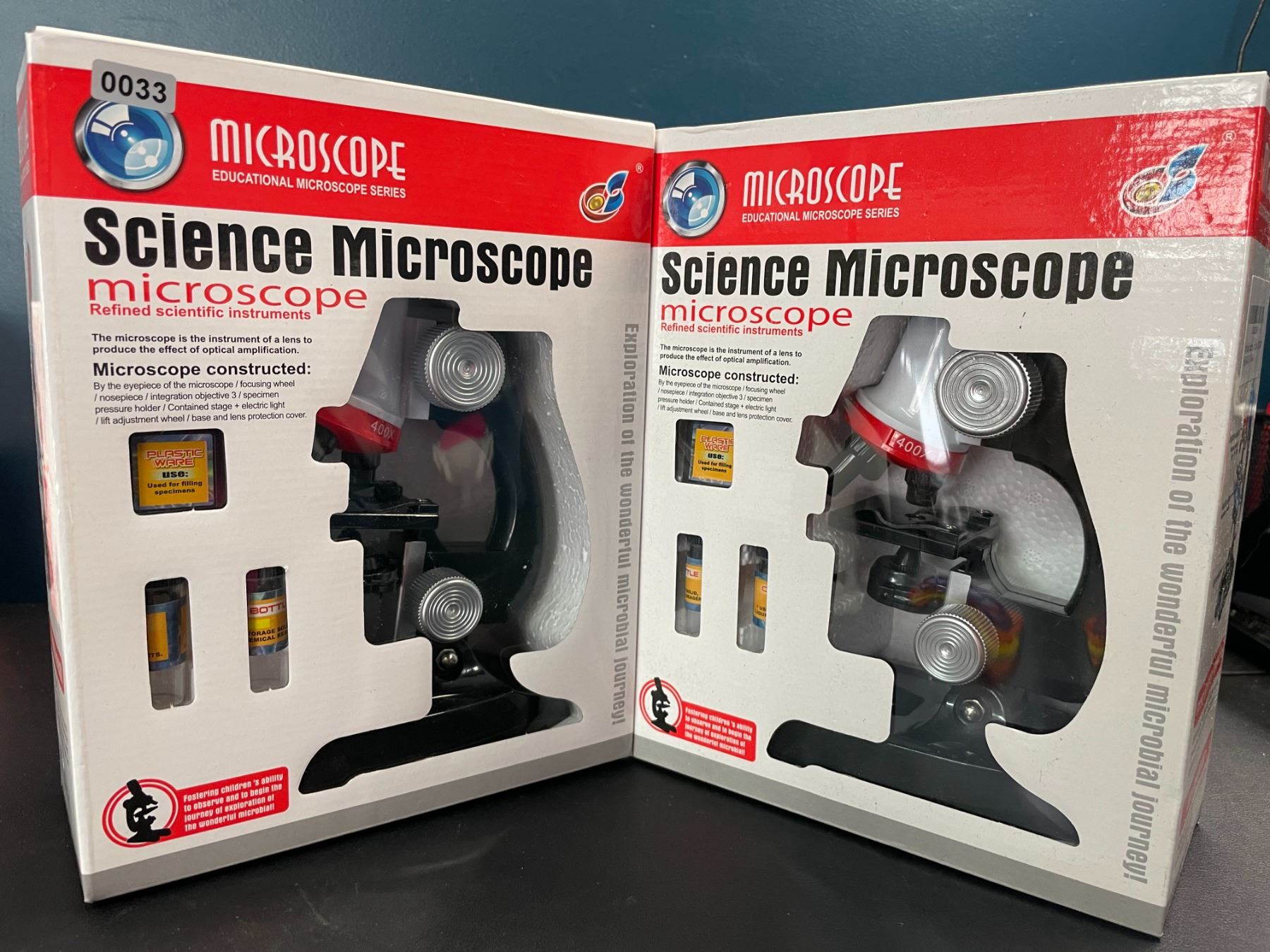Lot of 2 Kid's Science Microscope Kits - 1200X Magnification ...