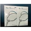 Image 1 : Lot of 2 P2 Nasal Pillow Interface Silicone Masks for CPAP/Sleep Apnea Machines - Brand New!
