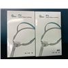 Image 1 : Lot of 2 P2 Nasal Pillow Interface Silicone Masks for CPAP/Sleep Apnea Machines - Brand New!