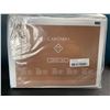Image 1 : Lot of 1 Caromio Queen Size Bed Sheet Set - White - Brand New