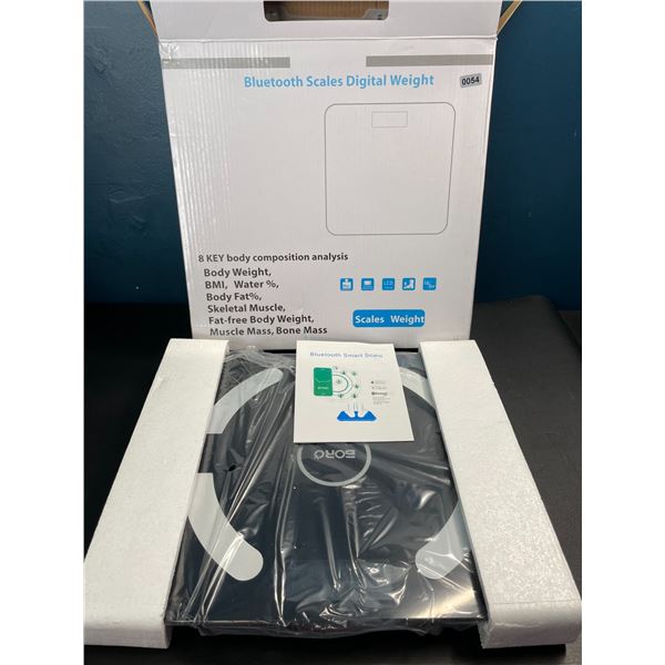 Lot of 1 Bluetooth Smart Bathroom Body Fat Scale w/ Smart App Control - Brand New!