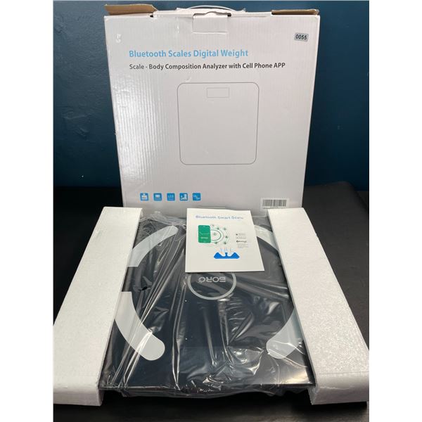 Lot of 1 Bluetooth Smart Bathroom Body Fat Scale w/ Smart App Control
