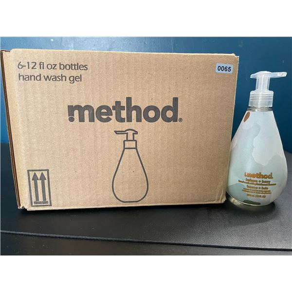 Lot of 1 Box of Method Handsoap - 6 Bottles Included; 12fl oz. Each - Balsam + Berry Hand Wash