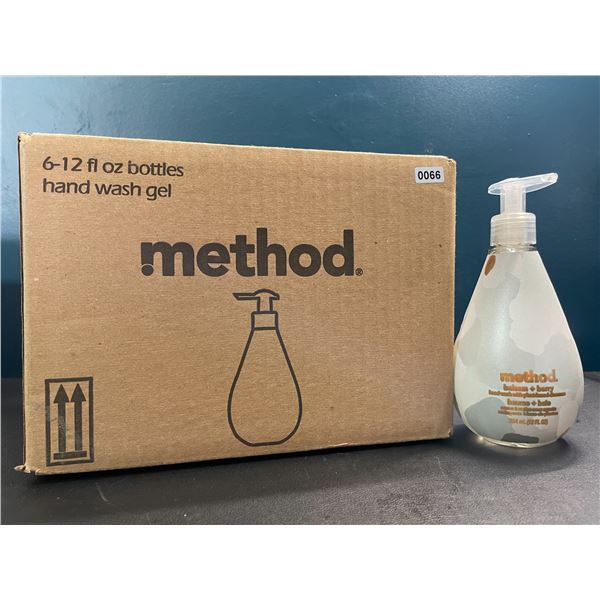 Lot of 1 Box of Method Handsoap - 6 Bottles Included; 12fl oz. Each - Balsam + Berry Hand Wash