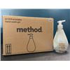 Image 1 : Lot of 1 Box of Method Handsoap - 6 Bottles Included; 12fl oz. Each - Balsam + Berry Hand Wash