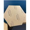 Image 6 : Lot of 1 Box of Acoustic Foam Wall Panels - 12 PCS - 12" x 10" x 0.4" - Hexagon Sound Proof Panels