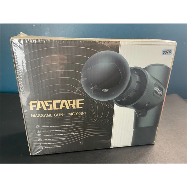 Lot of 1 Fascare 20-Speed Handheld Deep-Tissue Massage Gun - Brand New Sealed!