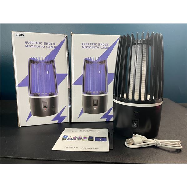 Lot of 2 Electric Bug Zappers/Mosquito Zappers - Attracts & Eliminates Flying Bugs!
