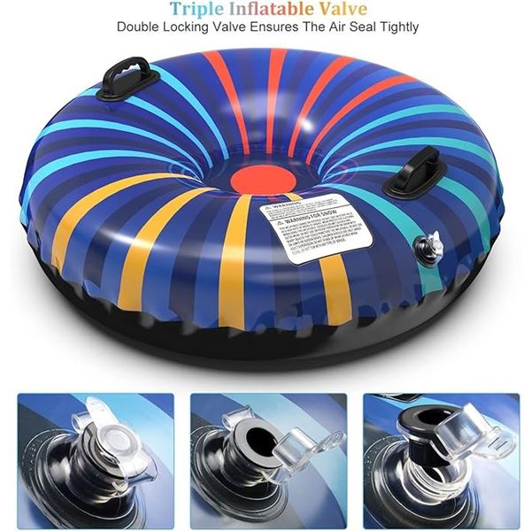 Lot of 1 Kuptone 47-inch Inflatable Snow Tube/Water Tube - Brand New