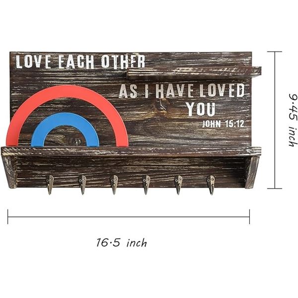 Lot of 2 Key Hooks/Key Racks for Inside the Home