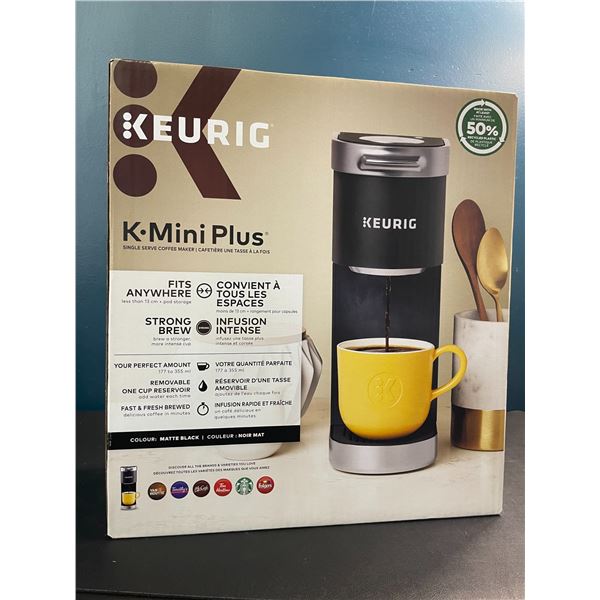 Lot of 1 Keurig K-Mini PLUS - Single Serve K-Cup Pod Coffee Maker (Matte Black) - BRAND NEW!!