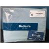 Image 4 : Lot of 1 Bedsure Essentials Duvet Cover Set - King Size (104 x 90in) - Mineral Blue
