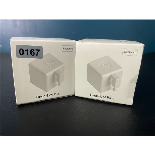 Lot of 2 Fingerbot Plus - Bluetooth Automatic Smart Button Pushers!
