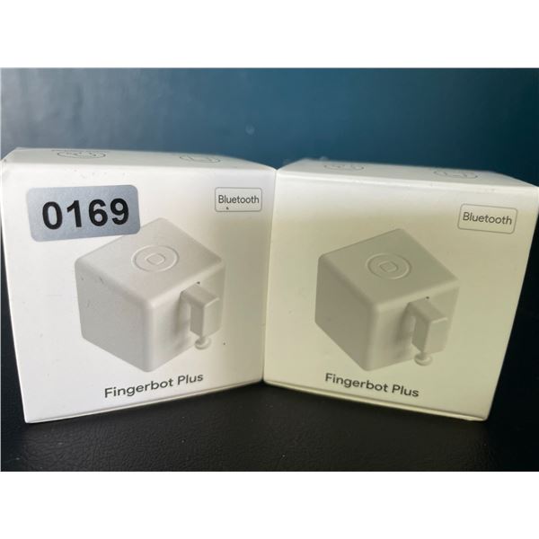 Lot of 2 Fingerbot Plus - Bluetooth Automatic Smart Button Pushers!