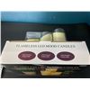 Image 2 : Lot of 1 Box of LED Flameless Mood Candles w/ Remote Control