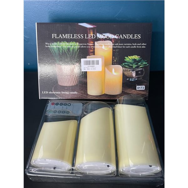 Lot of 1 Box of LED Flameless Mood Candles w/ Remote Control