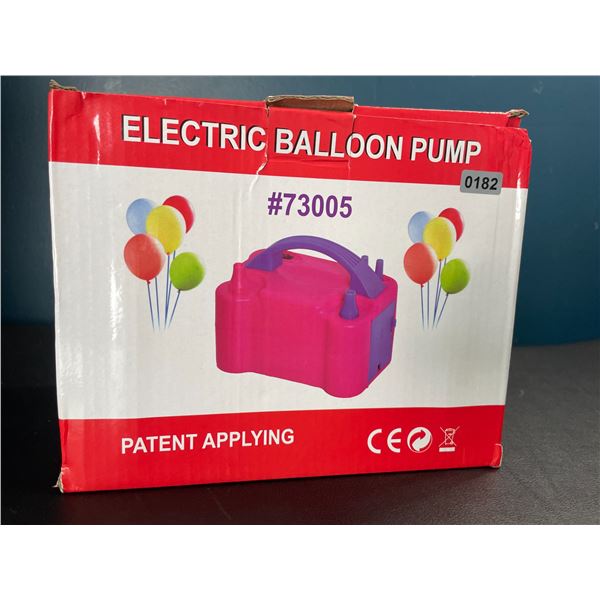 Lot of 1 Electric Balloon Pump - Brand New!
