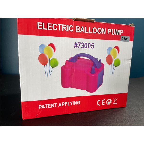 Lot of 1 Electric Balloon Pump - Brand New!