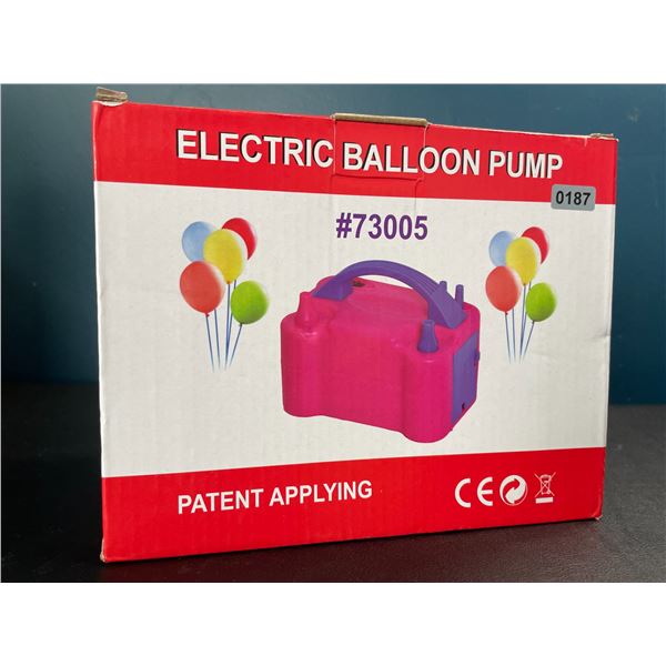 Lot of 1 Electric Balloon Pump - Brand New!