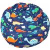 Image 1 : Lot of 1 Great Eagle Stuffed Animal Storage/Bean Bag Chair Cover - Large 52x48in - Dinosaur Design!