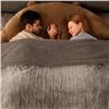 Image 2 : Lot of 1 BearHug Electric Heated Blanket - Velvet+Sherpa - Large 100x90in King Size!