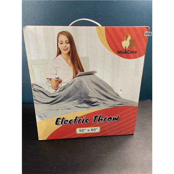 Lot of 1 Electric Heated Blanket - 50 x 60 Inch - Brand New!