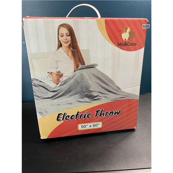 Lot of 1 Electric Heated Blanket - 50 x 60 Inch - Brand New!