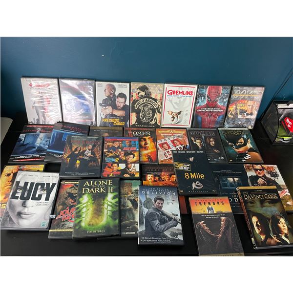 Lot of 1 Huge Lot of Assorted DVD's