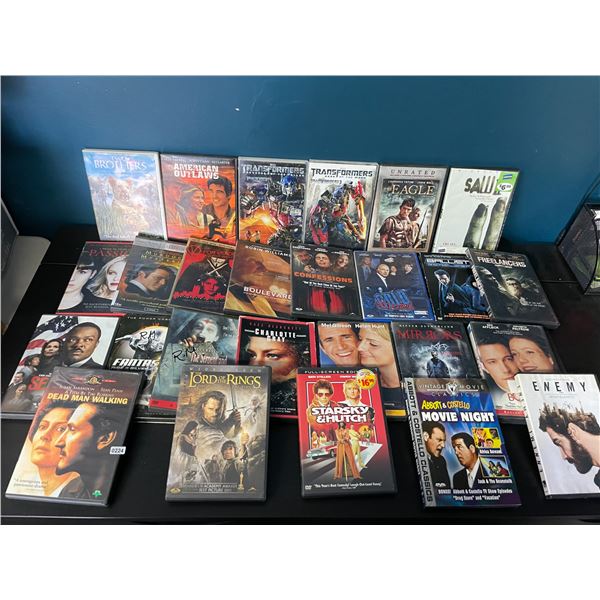 Lot of 1 Huge Lot of Assorted DVD's