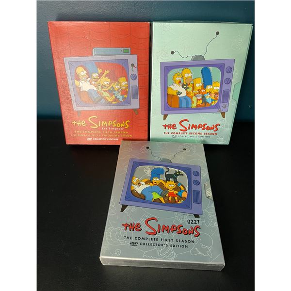 Lot of 3 The Simpsons DVD Sets