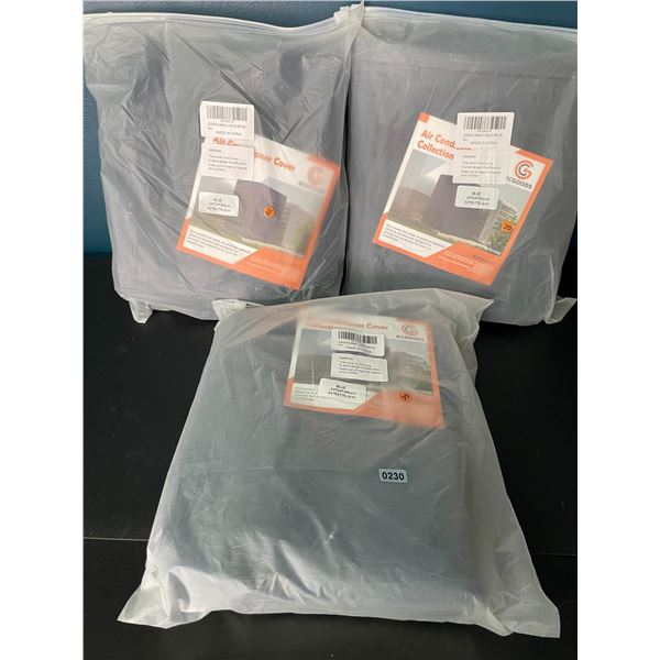 Lot of 3 Air Conditioner Covers - 24x24x30in - Brand New!