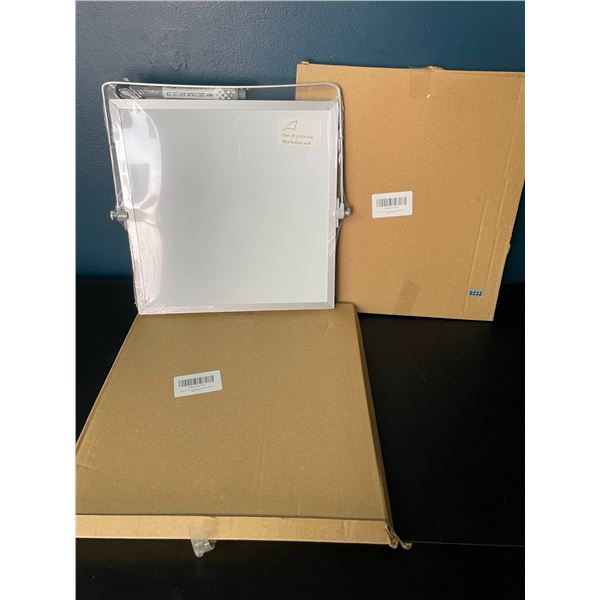 Lot of 2 Desktop Whiteboards - 10x10inch