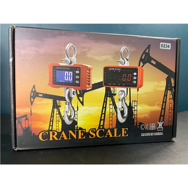 Lot of 1 Digital Hanging Scale/Crane Scale - 1000kg/2000lb Capacity - Brand New!