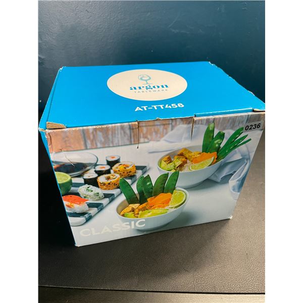 Lot of 1 Box of Argon Tableware Rice Bowls - 6PCS - Brand New