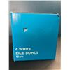 Image 3 : Lot of 1 Box of Argon Tableware Rice Bowls - 6PCS - Brand New