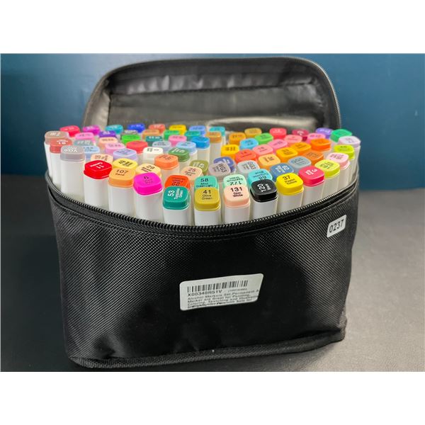 Lot of 1 Multi-Pack of Alcohol Dual-Tip Aritst/Sketch Markers - 80 PCS/Colours - Brand New!