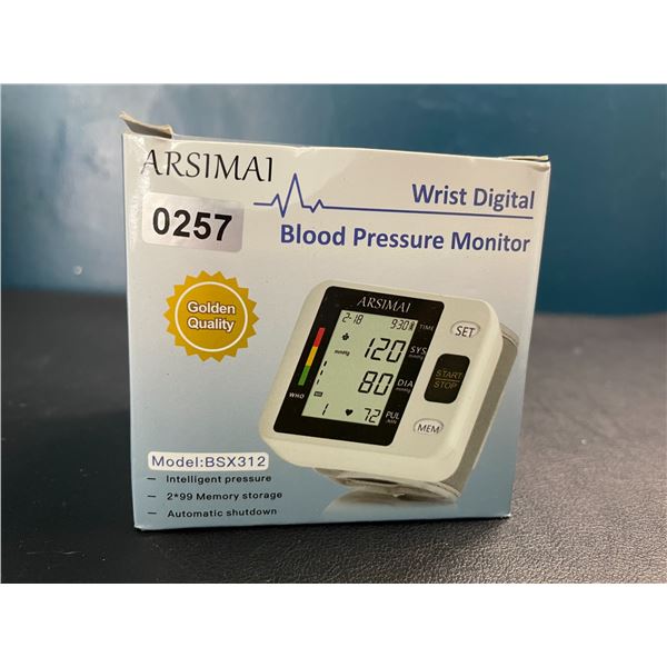 Lot of 1 Wrist Digital Blood Pressure Monitor - Brand New