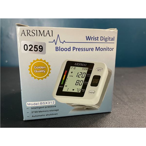 Lot of 1 Wrist Digital Blood Pressure Monitor - Brand New