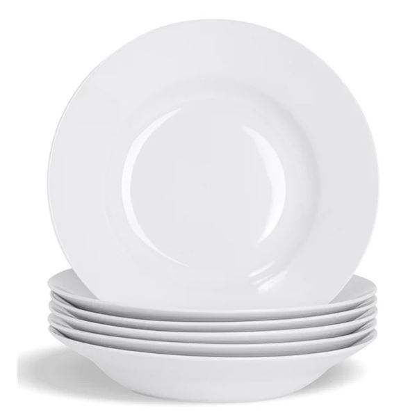 Lot of 1 Box of Argon Tableware Soup Bowls - 6PCS - Brand New