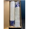 Image 2 : Lot of 2 Boxes of Disposable Coffee Cups w/ Lids - 50PCS Per Box