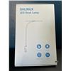 Image 1 : Lot of 1 Shlinux LED Desk Lamp - Clamp Lamp w/ Flexible Gooseneck; 18inch Wide Size - Brand New!