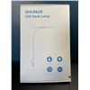 Image 2 : Lot of 1 Shlinux LED Desk Lamp - Clamp Lamp w/ Flexible Gooseneck; 18inch Wide Size - Brand New!