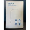 Image 3 : Lot of 1 Shlinux LED Desk Lamp - Clamp Lamp w/ Flexible Gooseneck; 18inch Wide Size - Brand New!