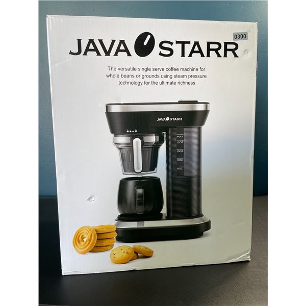 Lot of 1 Java Starr Single Serve Coffee Machine w/ Built-In Grinder for Whole Beans - BRAND NEW!