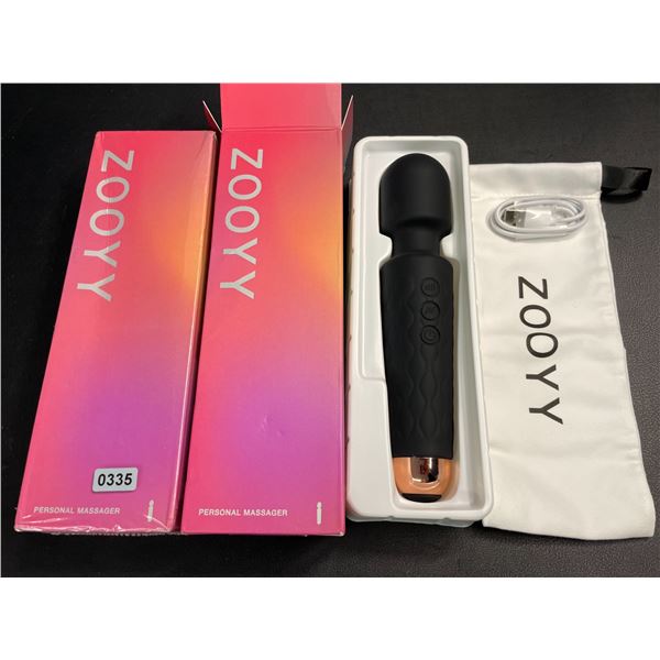 Lot of 2 Zooyy Rechargeable Personal Massagers/Adult Sex Toys for Women - Quiet & Waterpoof