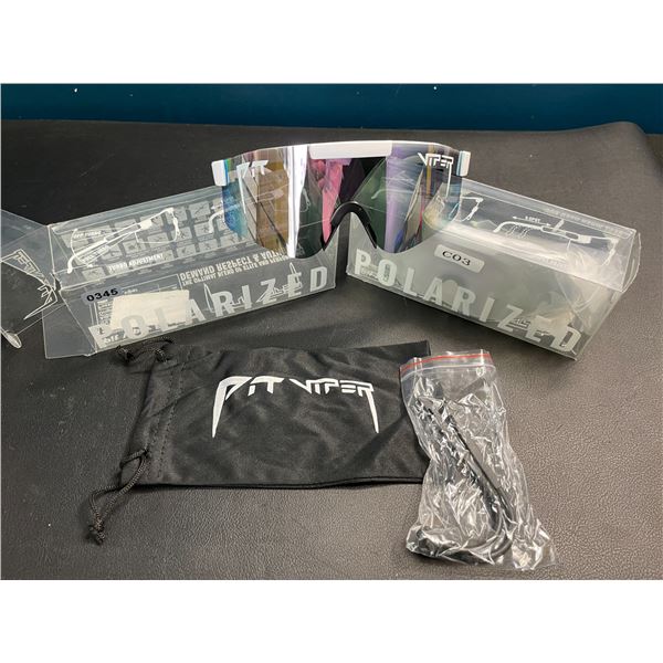 Lot of 2 Pit Viper Polarized Sunglasses - Brand New