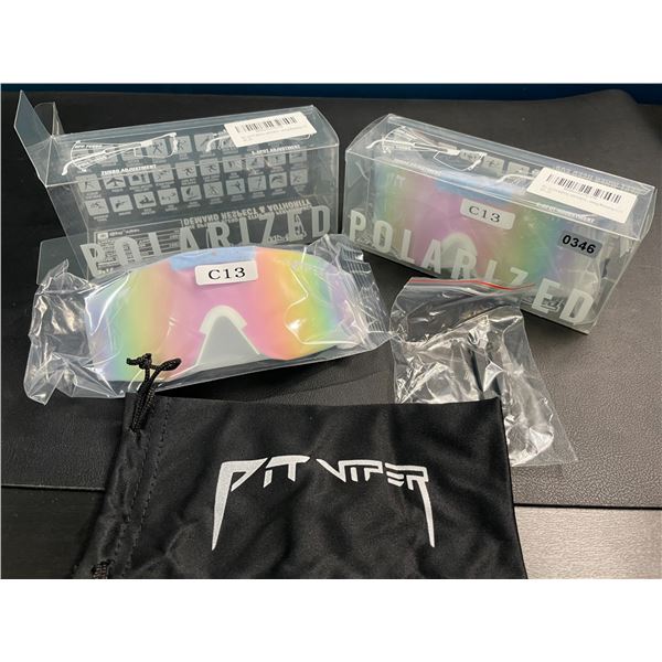 Lot of 2 Pit Viper Polarized Sunglasses - Brand New