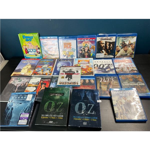 Lot of 1 Huge Lot of Assorted DVD's