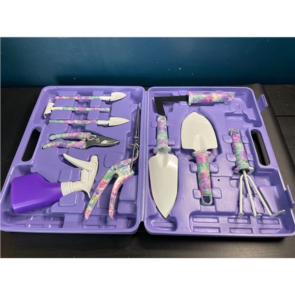 Lot of 1 Garden Tool Set w/ Hard Case - Brand New